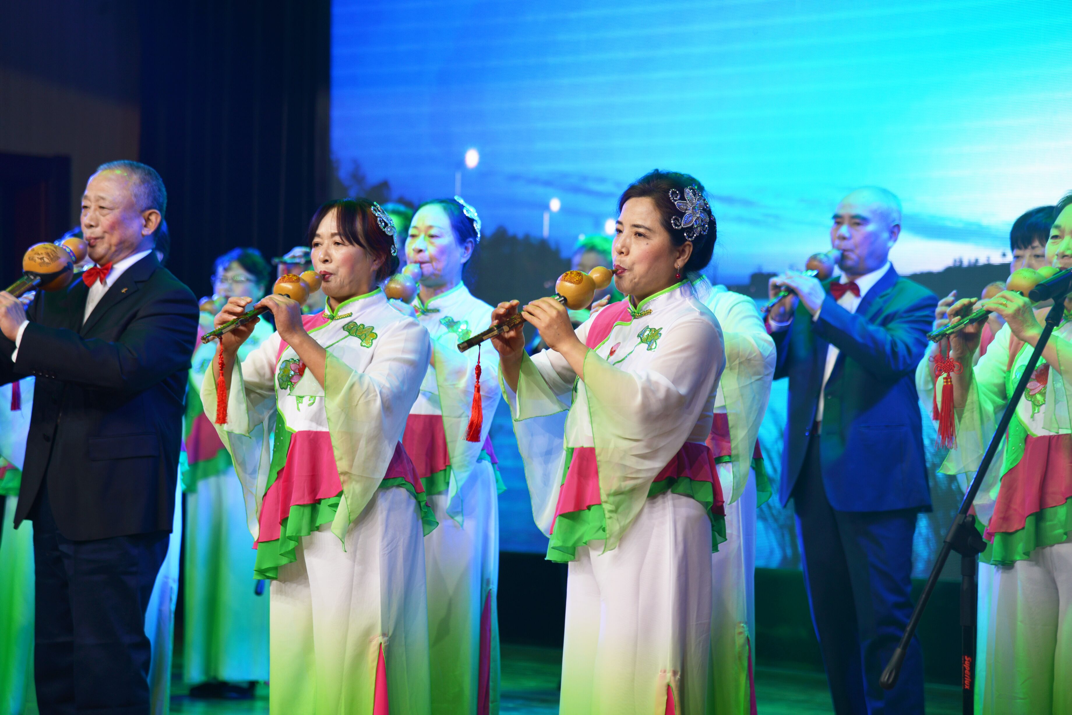 合肥市文化馆非遗葫芦丝吹奏培训  杨治国 /摄