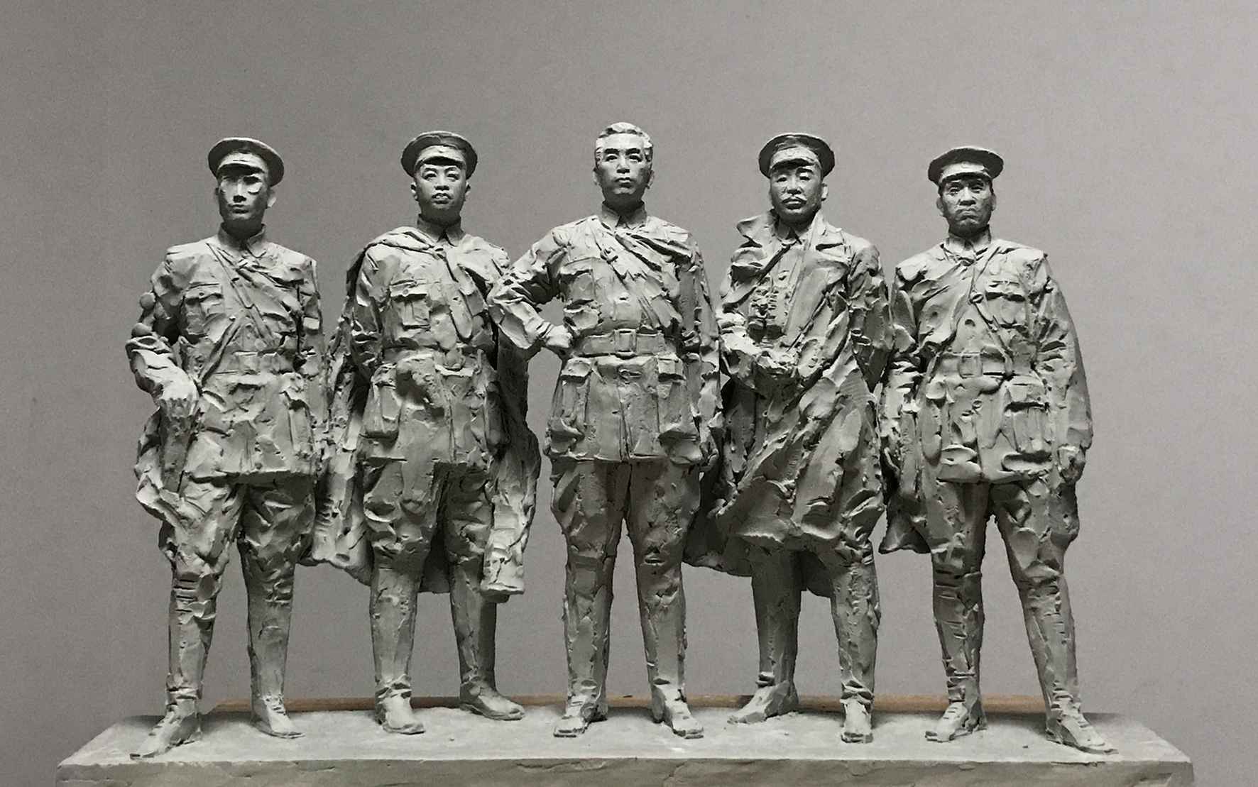 南昌起义(雕塑) 400×100×230厘米 王世刚